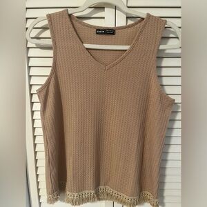 NWOT - Tan Colored Shein Short Set Size 6